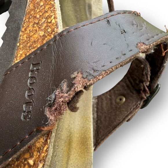 Natural Roots Health and Comfort Slip on Brown Cork Sandals Women’s size 7 - Picture 6 of 11